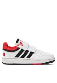 Adidas - adidas Sneakersy Hoops Lifestyle H03863 Biały. Kolor: biały. Materiał: materiał #1