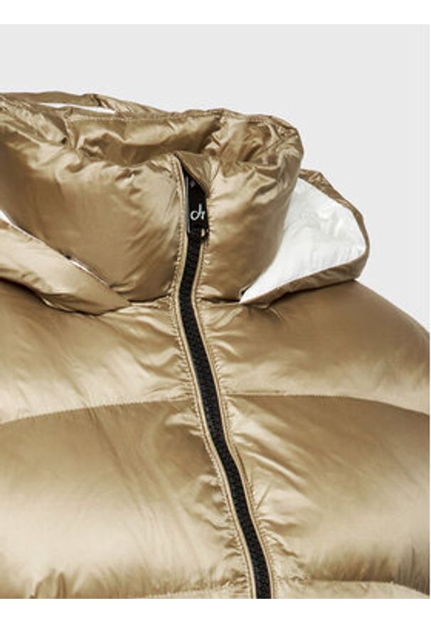 Deha Kurtka puchowa D73880 Beżowy Regular Fit. Kolor: beżowy. Materiał: syntetyk