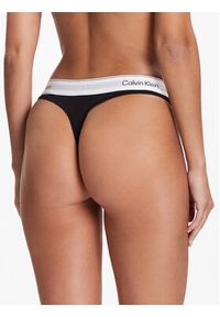 Calvin Klein Underwear Stringi LV00QF8518 Czarny. Kolor: czarny. Materiał: bawełna