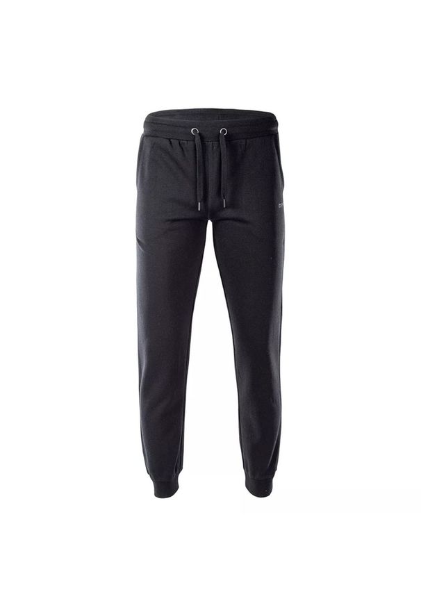 Hi-tec - Spodnie dresowe męskie Hi-Tec Melian - czarne, Rozmiar XL. Kolor: czarny. Materiał: dresówka