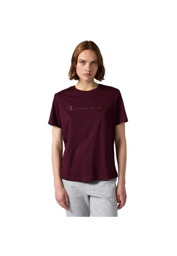 Koszulka damska Champion SS Tee 118382. Kolor: czerwony