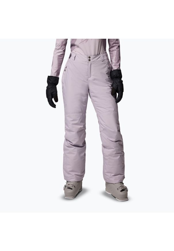 columbia - Spodnie narciarskie damskie Columbia Shafer Canyon II Insulated. Kolor: fioletowy. Sezon: zima. Sport: narciarstwo