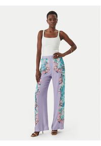 Versace Jeans Couture Spodnie materiałowe 80HAA1P2 NS830 Turkusowy Regular Fit. Kolor: turkusowy. Materiał: wiskoza #5