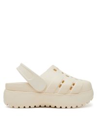 Adidas - adidas Sandały adilette Platform JP7159 Beżowy. Kolor: beżowy. Materiał: syntetyk. Obcas: na platformie #1