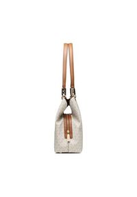 MICHAEL Michael Kors Torebka Kensington 30F3G8KT7B Écru. Kolor: kremowy. Materiał: skórzane #3