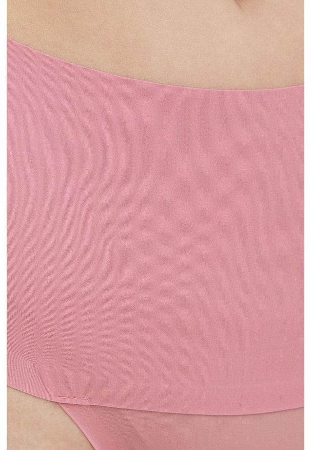 Spanx stringi modelujące kolor różowy. Kolor: różowy. Materiał: bawełna