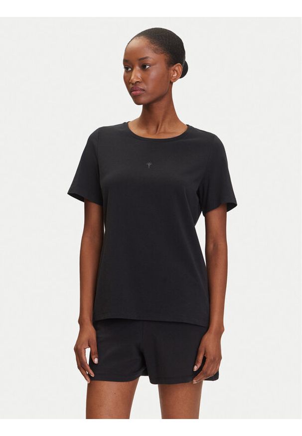 JOOP! Koszulka piżamowa 10224334 Czarny Regular Fit. Kolor: czarny. Materiał: bawełna