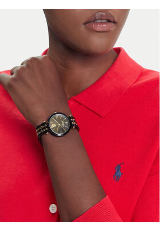 U.S. Polo Assn. Zegarek Zaira USP8378BK Czarny. Kolor: czarny
