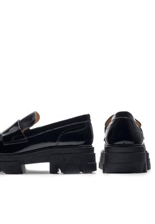 Badura Loafersy VILA-2876 Czarny. Kolor: czarny. Materiał: skóra