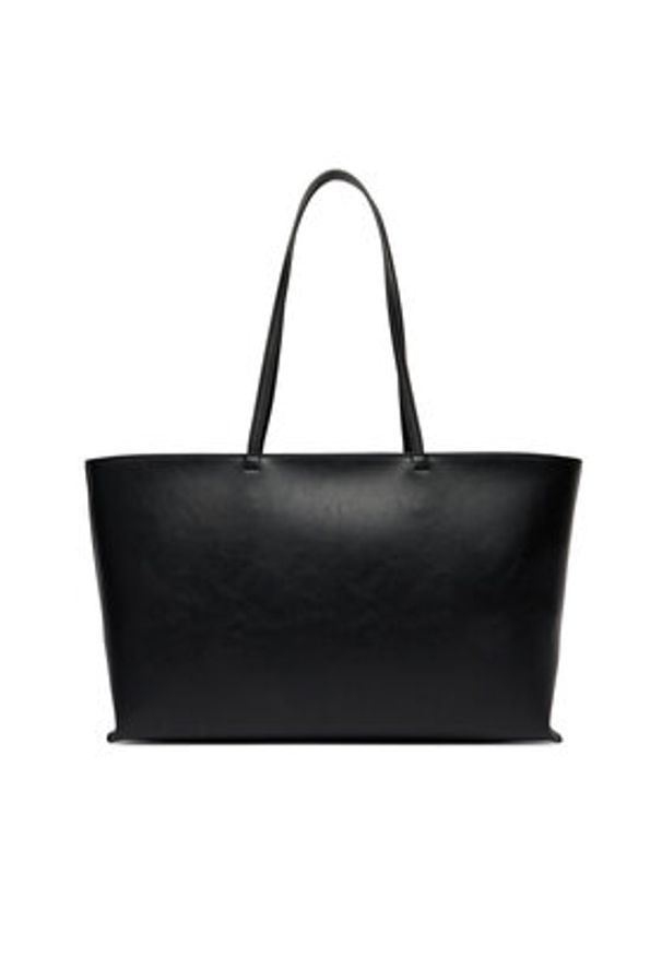 Tommy Jeans Torebka Tjw Must Tote AW0AW18455 Czarny. Kolor: czarny. Materiał: skórzane