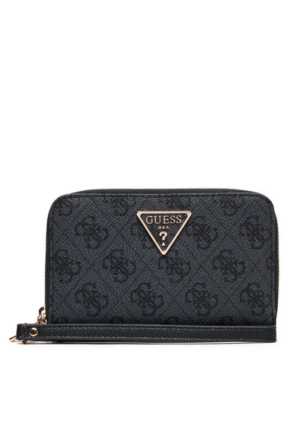 Guess Duży Portfel Damski Laurel II Slg SWSG74 59164 Szary. Kolor: szary. Materiał: skóra