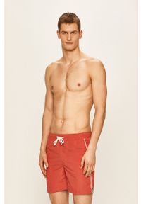 Tom Tailor Denim - Szorty kąpielowe. Kolor: czerwony. Materiał: denim #2
