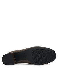 MICHAEL Michael Kors Półbuty Perla Flex 40T5PLMP1B Brązowy. Kolor: brązowy. Materiał: skóra #6