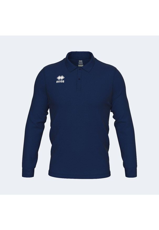 ERREA - Koszulka polo z długim rękawem Errea Evo. Typ kołnierza: polo. Kolor: niebieski. Długość rękawa: długi rękaw. Długość: długie. Styl: sportowy