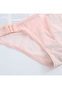 Intica - Tangi z niskim stanem z lekkiego materiału Maiki. Stan: obniżony. Kolor: niebieski. Materiał: materiał #2