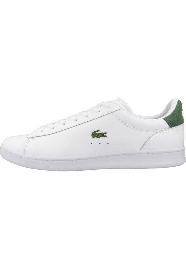 Tenisówki Lacoste Model Carnaby Set Kolor Biały. Kolor: biały. Materiał: skóra, tkanina