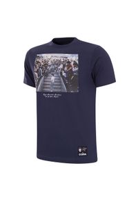 COPA FOOTBALL - Koszulka dla dorosłych - Maradona x COPA Apresentação Nápoles - Niebieski. Kolor: niebieski. Sport: piłka nożna #1