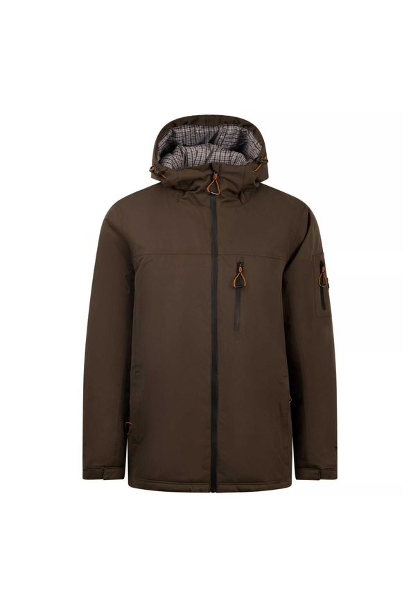 TRESPASS - Kurtka Męska Kirkbost. Kolor: zielony. Sport: turystyka piesza