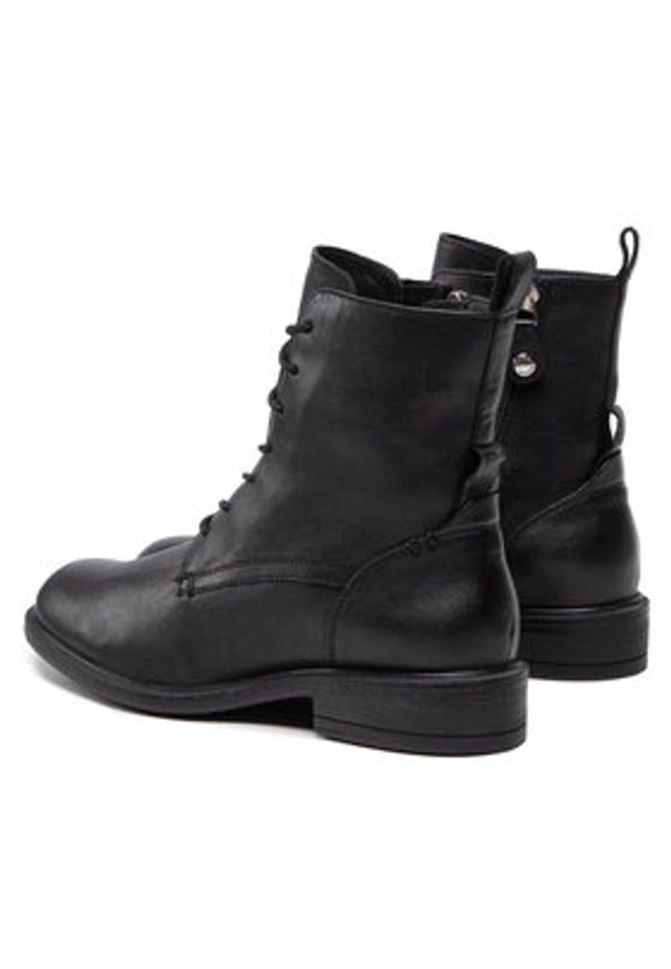 Geox Trzewiki D Catria A D16LQA 00081 C9999 Czarny. Kolor: czarny. Materiał: skóra