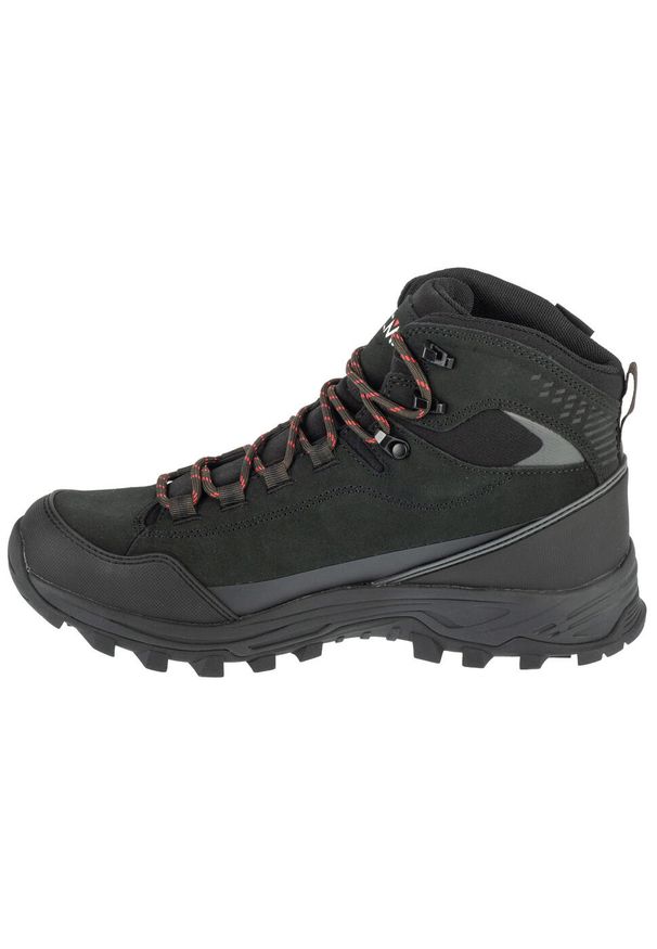 CMP - Buty trekkingowe męskie, Myzar Mid. Kolor: czarny. Materiał: guma, syntetyk, zamsz, materiał, tkanina