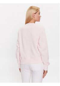 Guess Bluza W2YQ16 KBA10 Różowy Regular Fit. Kolor: różowy. Materiał: bawełna #3