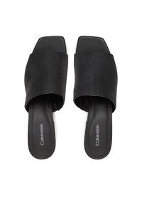 Calvin Klein Klapki Heel Slide 50 - Jacq HW0HW02387 Czarny. Kolor: czarny. Materiał: materiał #4