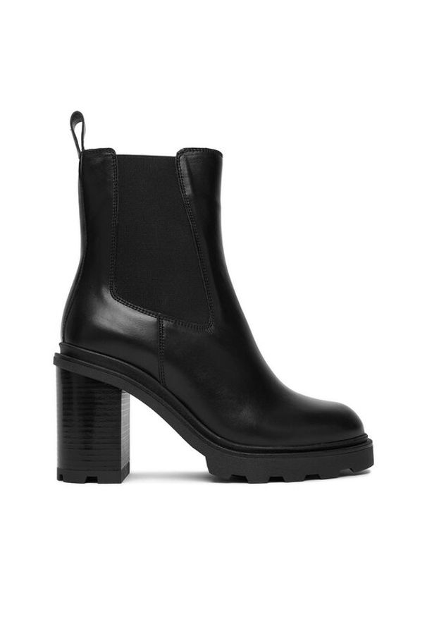 Badura Kozaki EO-BRINLEY-01 Czarny. Kolor: czarny. Materiał: zamsz, skóra