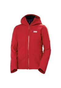 Damska kurtka narciarska z kapturem Helly Hansen Avanti Softshell. Typ kołnierza: kaptur. Kolor: czerwony. Materiał: softshell. Sezon: zima. Sport: narciarstwo #1