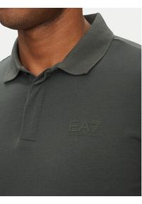 EA7 Emporio Armani Polo 7M000228 AF10373 U8109 Szary Regular Fit. Typ kołnierza: polo. Kolor: szary. Materiał: bawełna #5
