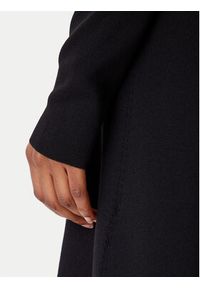 Hugo - HUGO Sukienka dzianinowa Sibery 50548244 Czarny Slim Fit. Kolor: czarny. Materiał: syntetyk