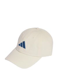 Adidas - Czapka DAD CAP TONAL LOGO. Kolor: niebieski, wielokolorowy, biały. Materiał: bawełna. Styl: klasyczny #1