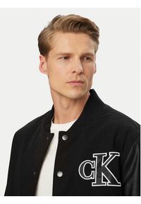 Calvin Klein Jeans Kurtka bomber LV04RF407G Czarny Regular Fit. Kolor: czarny. Materiał: bawełna #4