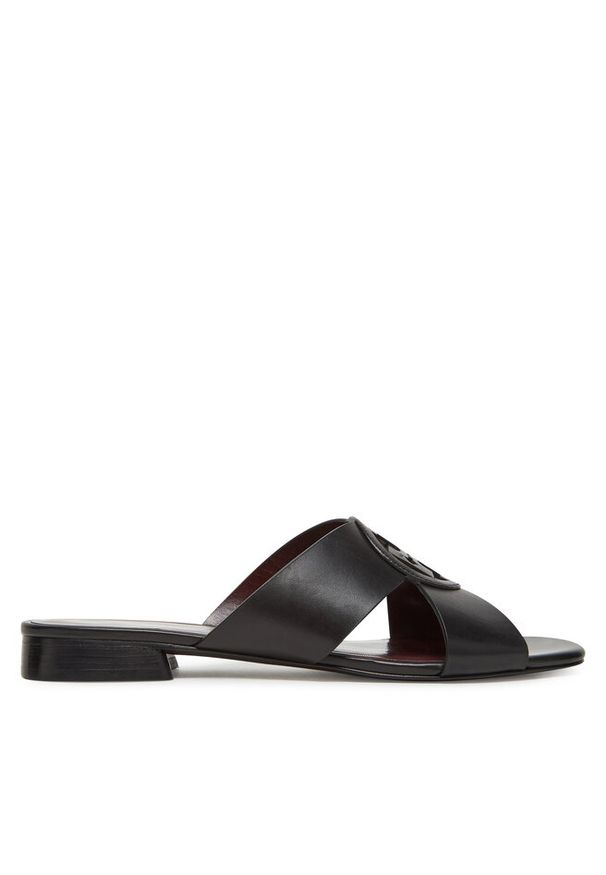 Klapki Tory Burch. Kolor: czarny