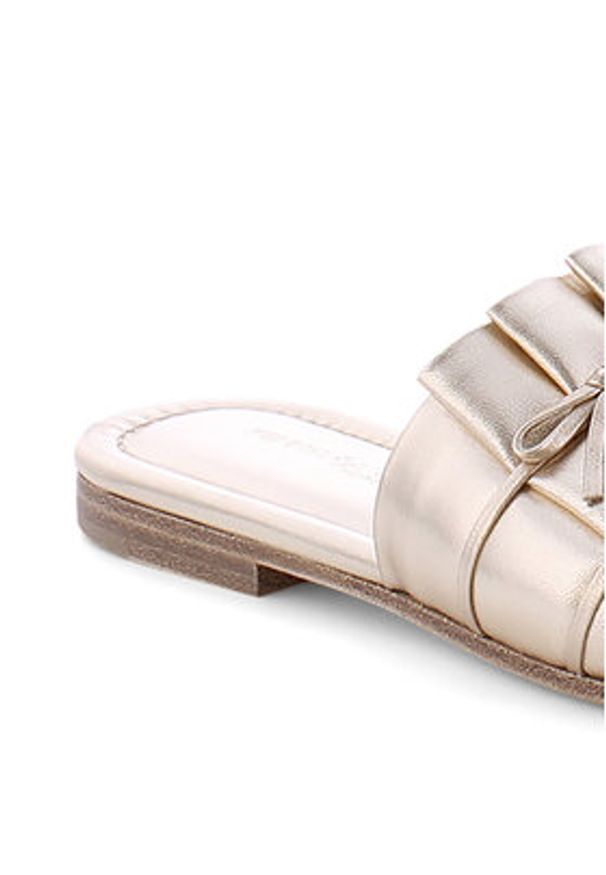 KENNEL&SCHMENGER - Kennel & Schmenger Klapki Holly 51-93660.219 Złoty. Kolor: złoty. Materiał: skóra