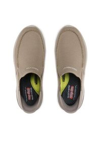 skechers - Skechers Półbuty Cabrino 210604/TPE Beżowy. Kolor: beżowy. Materiał: materiał #4