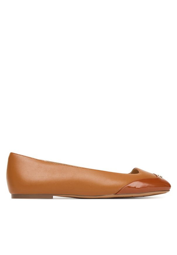 Liu Jo Baleriny Brigitte 03 SF5041 PX695 Brązowy. Kolor: brązowy. Materiał: skóra