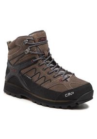 CMP Trekkingi Moon Mid Trekking Shoe Wp 31Q4797 Brązowy. Kolor: brązowy. Materiał: skóra, zamsz. Sport: turystyka piesza