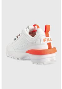 Fila sneakersy DISRUPTOR FLOWER kolor biały. Nosek buta: okrągły. Zapięcie: sznurówki. Kolor: biały. Materiał: guma #2