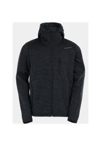 FUNDANGO - Bluza Polarowa Męska Fundango Ashford. Kolor: czarny, szary, wielokolorowy. Materiał: polar. Sport: turystyka piesza