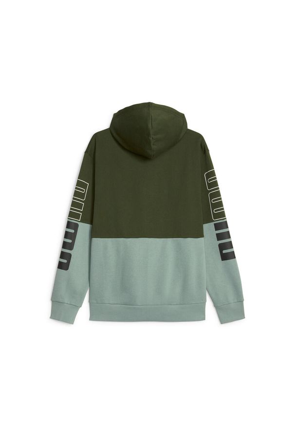 Puma Bluza Power Colorblock Fl 67591131. Kolor: zielony