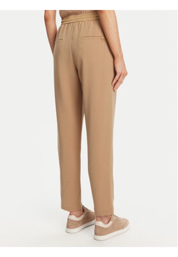 Marella Spodnie dresowe Abitata 2513131045 Beżowy Regular Fit. Kolor: beżowy. Materiał: syntetyk