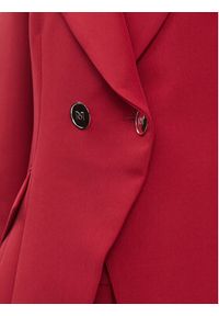 Rinascimento Marynarka CFC0116171003 Bordowy Regular Fit. Kolor: czerwony. Materiał: syntetyk #4