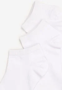 Renee - 3-Pack Białe Skarpety Alethresi. Kolor: biały. Materiał: dzianina, bawełna #3