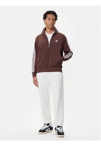 Adidas - adidas Bluza adicolor Classics Firebird KA0459 Brązowy Loose Fit. Kolor: brązowy. Materiał: syntetyk #5