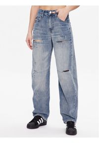 BDG Urban Outfitters Jeansy BDG LOGAN CINCH RIPPED 76473453 Granatowy Relaxed Fit. Kolor: niebieski #1