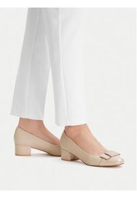 Lasocki Czółenka CEO-HMS19028-2 Beżowy. Kolor: beżowy. Materiał: materiał #9