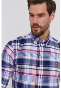 Polo Ralph Lauren - Koszula bawełniana. Typ kołnierza: button down, polo. Materiał: bawełna. Długość rękawa: długi rękaw. Długość: długie #1
