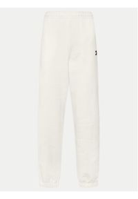 Tommy Jeans Spodnie dresowe Badge DW0DW20679 Écru Regular Fit. Materiał: bawełna #4