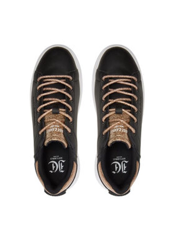 Just Cavalli Sneakersy 77RA3SB1 Czarny. Kolor: czarny. Materiał: skóra