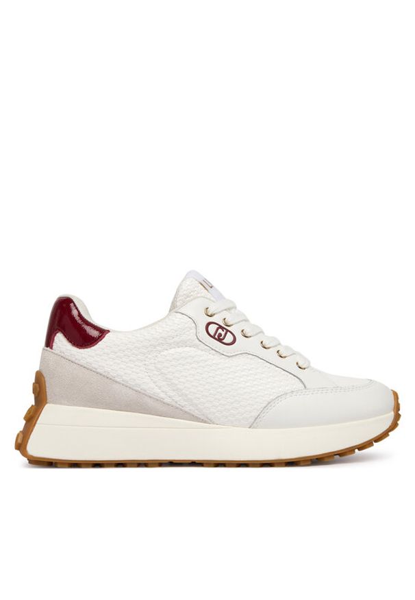 Liu Jo Sneakersy Lolo 20 BA6041 PX830 Biały. Kolor: biały. Materiał: skóra